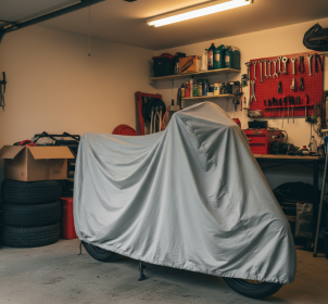 Klarg?ring af motorcykel til s?sonafslutning