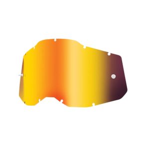 100% Strata 2 / Racecraft 2 / Accuri 2 Linse R�d Spejl