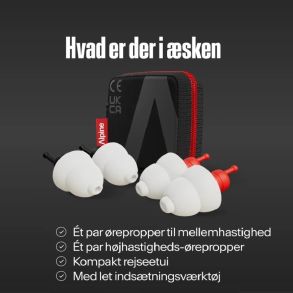Alpine MotoSafe MC �repropper Pro Pakke (2 S�t)