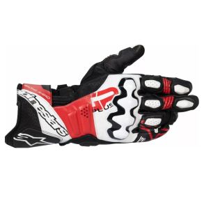 Alpinestars GP Plus R V3 MC Handsker Hvid/Rd/Sort
