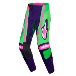 Alpinestars MX Bukser Techstar Nomur Lilla Grn Pink