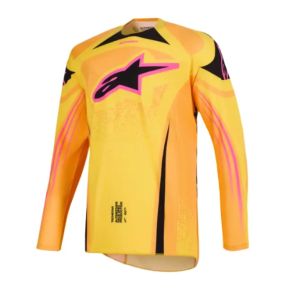 Alpinestars MX Trje Techstar Nomur Orange / Gul / Pink