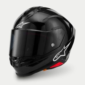 Alpinestars Supertech R7 MC Hjelm Blank Sort