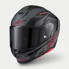 Alpinestars Supertech R7 MC Hjelm Core Design Sort / Gr�