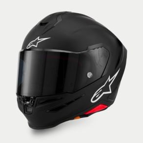 Alpinestars Supertech R7 MC Hjelm Mat Sort