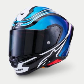Alpinestars Supertech R7 MC Hjelm Zeal Design Bl� / Pink