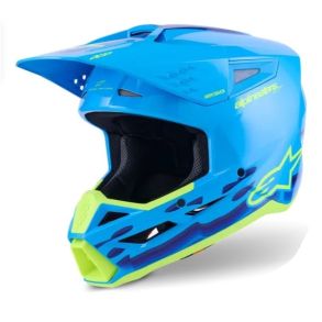 Alpinestars SM3 MX Hjelm Force Cyan