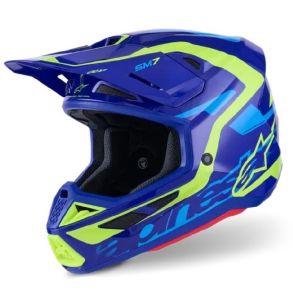Alpinestars SM7 Deed Blue MX Hjlm