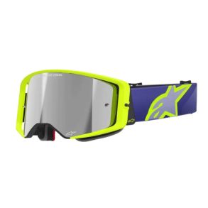 Alpinestars SuperTech Corp Cross Briller Lilla / Fluo Gul (Sl�v Glas)