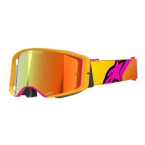 Alpinestars SuperTech Corp Cross Briller Pink / Gul (R�d Glas)