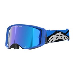 Alpinestars SuperTech Stream Cross Briller Bl� / Sort (Bl� Glas)