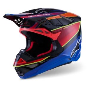 Alpinestars Supertech M10 Era Blue Red Yellow MX Hjlm