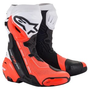 Alpinestars Supertech R V2 MC Stvler Fluo Rd/Hvid