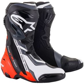Alpinestars Supertech R V2 MC Stvler Sort/Hvid/Fluo Rd