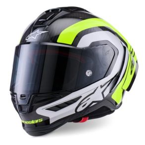 Alpinestars Supertech R10 Carbon MC Hj�lm Arius Black / Silver / Fluo Yellow