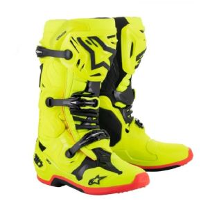 Alpinestars Tech 10 MX Stvler Gul/Rd/Sort