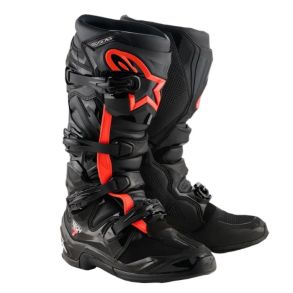 Alpinestars Tech 7 MX Stvler Sort / Fluo Rd