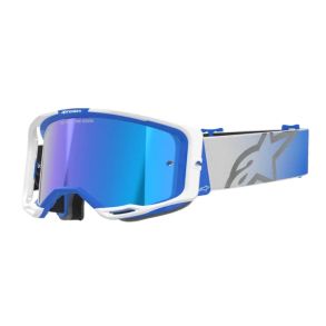 Alpinestars Vision 8 Corp Cross Briller Bl� / Hvid (Bl� Glas)