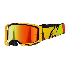 Alpinestars Vision 8 Corp Cross Briller Gul / Pink (R�d Glas)