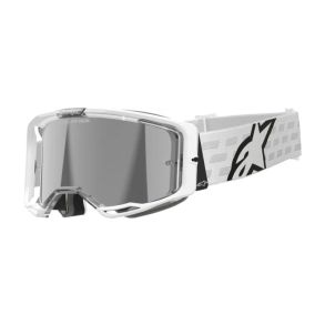 Alpinestars Vision 8 Corp Cross Briller Hvid (S�lv Glas)