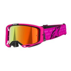 Alpinestars Vision 8 Corp Cross Briller Pink (R�d Glas)