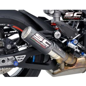 BMW S1000RR �rg. 2023-2024 SC Project CR-T Slip-on MC Udst�dning Carbon Med Stonegrid Guard