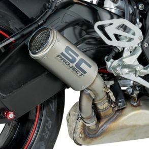 BMW S1000RR �rg. 2017-2018 SC Project CR-T Slip-on MC Udst�dning Titanium