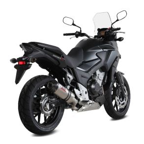 CB 500 X rg. 2017-2021 MIVV Oval Slip-on MC Udstdning Titanium