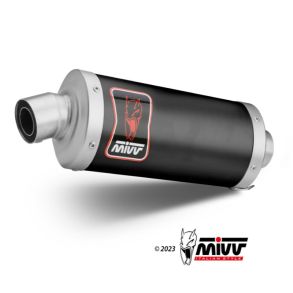 CF Moto 450 MT rg. 2025- Mivv Dakar Black Slip-on MC Udstdning