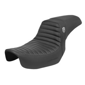 HD Dyna rg. 06- 17 Saddlemen Pro Series SDC Performance Grip MC Sde Med Tuck & Roll Mnster