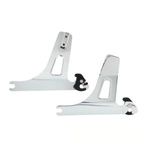 Harley Davidson aftagelig Sissy bar Sideplader Chrome