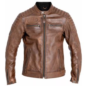 John Doe Dexter MC Lderjakke Brun