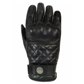 John Doe Tracker MC Handsker Lder Sort