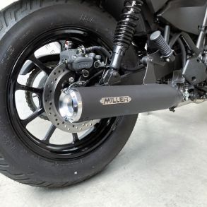 Kawasaki Eliminator 500 rg. 2024- Miller Bullet Slip-on MC Udstdning