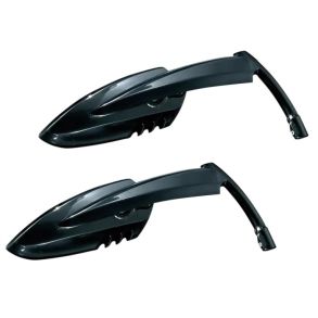 MC Sidespejle Kuryakyn Scythe Sort