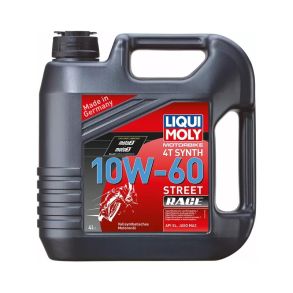 LIQUI MOLY 4T 10W-60 Street Race Fuldsyntetisk MC Olie 4L