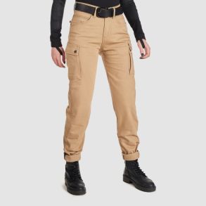 Pando Moto Mila Cargo Beige AA Dame MC Bukser