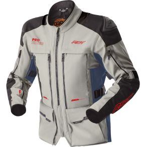 RST Pro Adventure D3O MC Jakke S�lv / Bl�