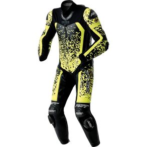 RST Pro Serie D3O MC L�derdragt Med Airbag Sort / Fluo Gul