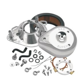 S&S Teardrop Luftfilter Kit Til Big Twins Med Cvo/ S&S Karburator Chrome