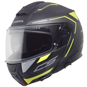 Schuberth C5 Omega Yellow Flip-Up MC Hjelm