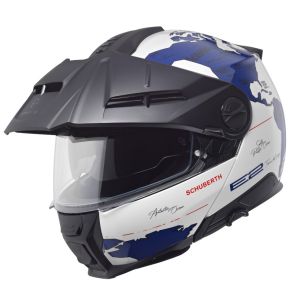Schuberth E2 Adventure Flip-up MC Hjelm Atlas Blue