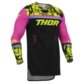 Thor Sportmode Punk�d Cross Tr�je Sort / Pink / Gul