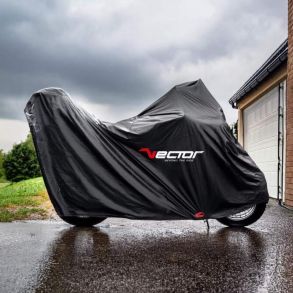 VECTOR H2O Inde- Og Udendrs Cover Til MC Eller Scooter Med Topboks