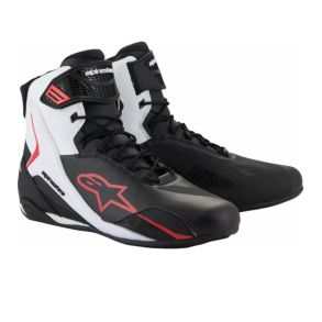 Alpinestars Faster 4 MC Sko Sort/ Hvid/ Rd