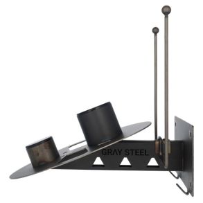 Gray Steel X7 MC Hjelm & MC Tj Holder Gun Metal