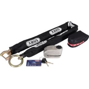 Skivebremsels + Kdels - Abus Granit Detecto X Plus 8008 + 12KS 120 Black (120cm)