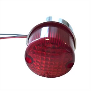 Baglygte Rund Mini 50mm Med Nummerpladelys