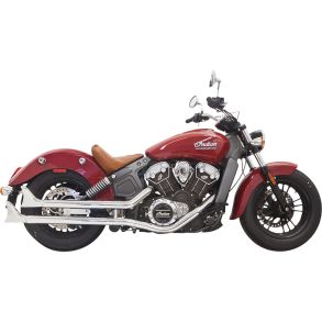 Indian Scout rg. 2014-2016 Bassani Xhaust Fishtail Slip-on Udstdning