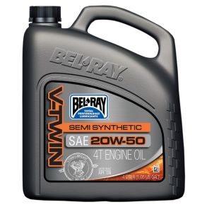 Bel Ray V-Twin 20W50 Semi Syntetisk 4-Takt Olie 4L